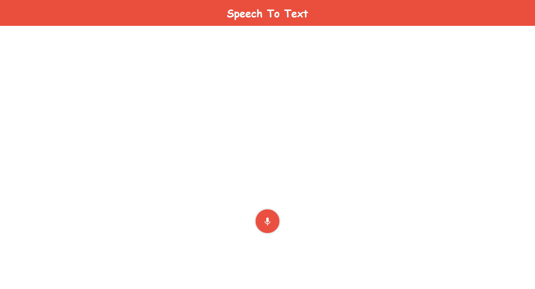Day 17 Speech To Text